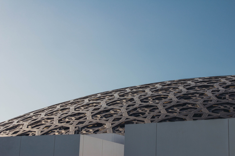 5K, dubai, abu dhabi, abstract, architectur abu dhabi, louvre, office building, building, shelter, roof, close-up, ceiling, protection, security, low angle view