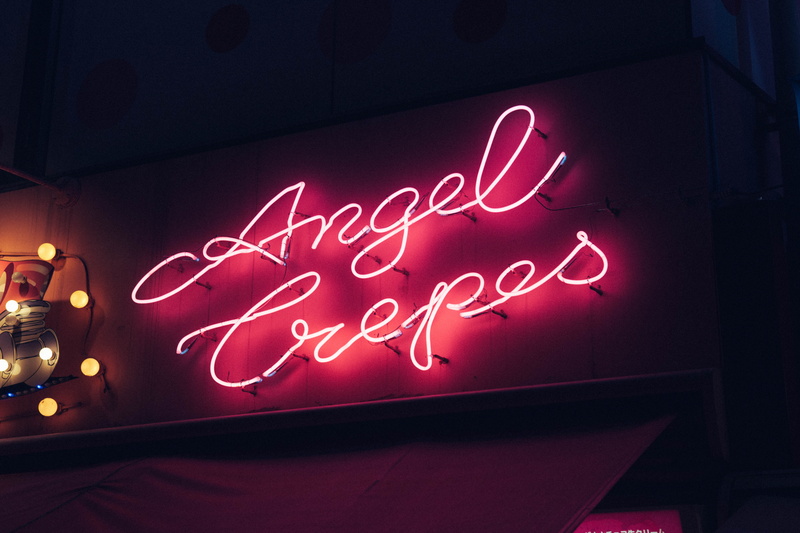 communication, commercial sign, western script, nightlife, message, no people, business, neon, illuminated, text, indoors, information, japan, night, lighting equipment