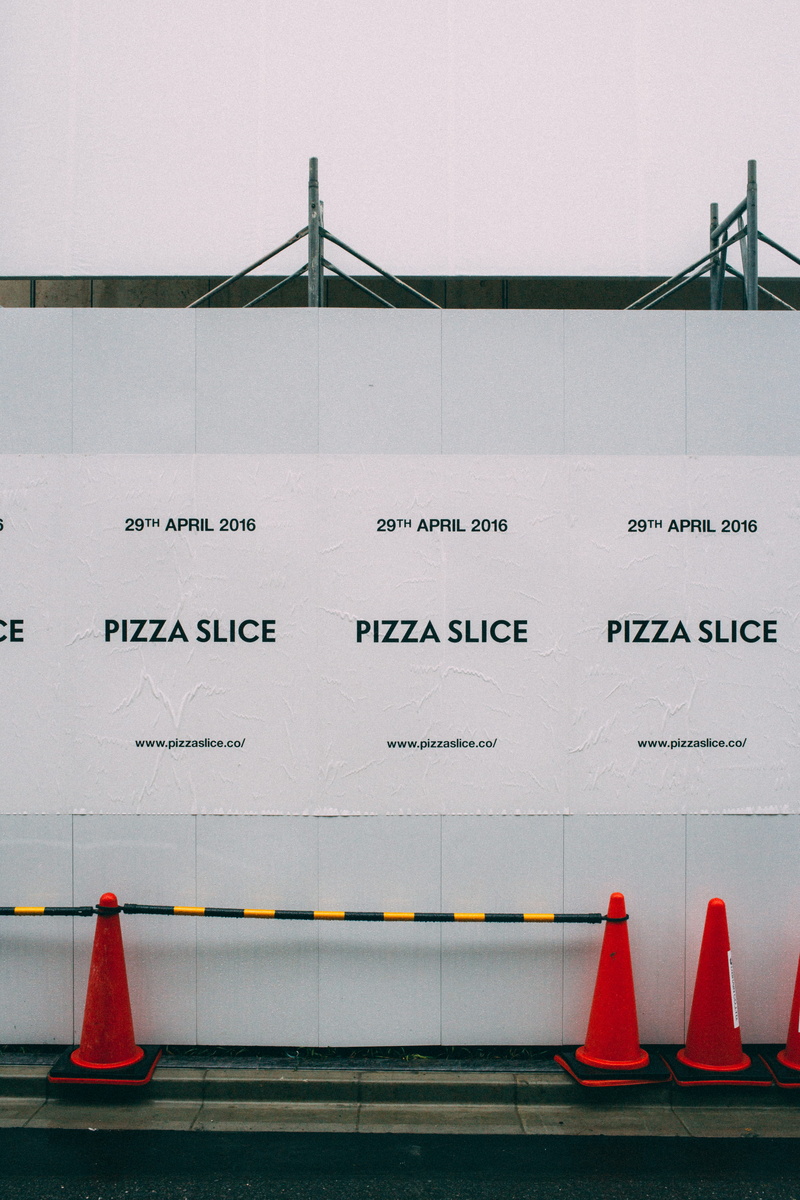 shibuya-ku, text, building exterior, information, transportation, wall - building feature, construction, pizza slice, 5K, traffic cone, tokyo, opening soon