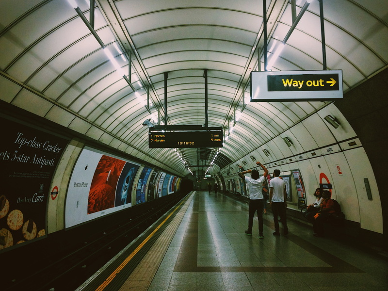 lifestyles, walking, public transport, text, men, 2K, communication, group of people, ceiling, tfl, architecture, tube, london, railroad station, illuminated