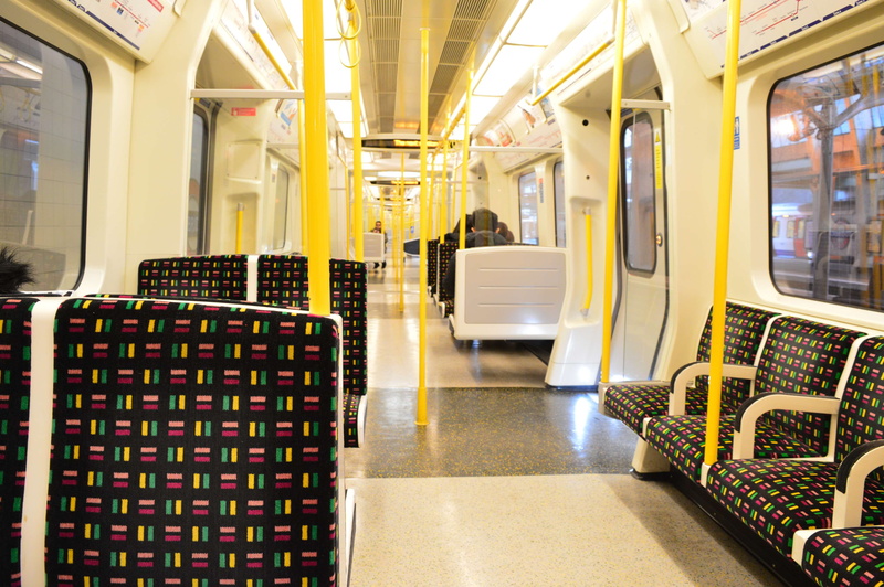 train, no people, rail transportation, inside london tube, train - vehicle, transportation, passenger train, 4K, indoors, travel, vehicle interior, seat