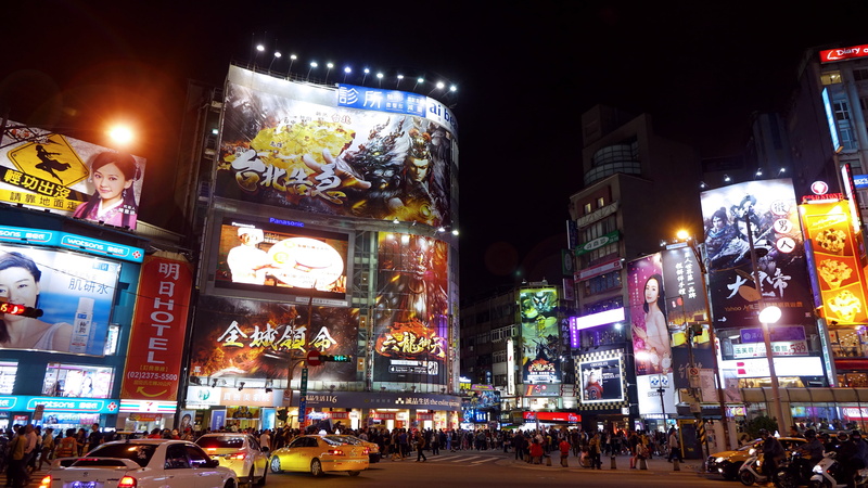 built structure, neon, shopping, billboard, taiwan, rise, travel, taipei, evening, advertisement, transportation, building exterior, architecture, lights