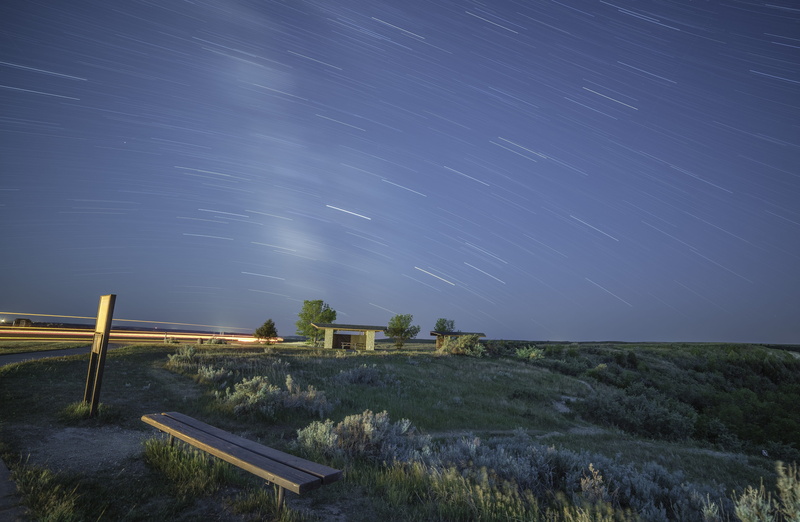 rural, truck stop, star - space, beauty in nature, scenics - nature, long exposure, environment, architecture, house, no people, nature, plant, star field