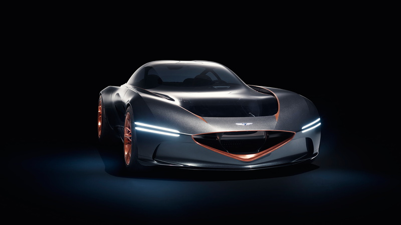 2K, New York Auto Show, Genesis Essentia Concept, gray, 2018, concept, car