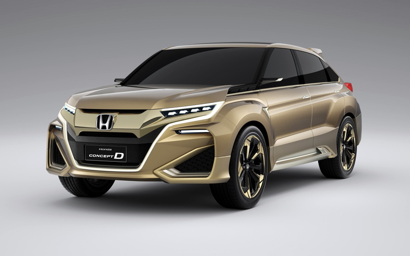 concept, d, door, brass, Concept D, Honda, hatchback, 2015, 2K