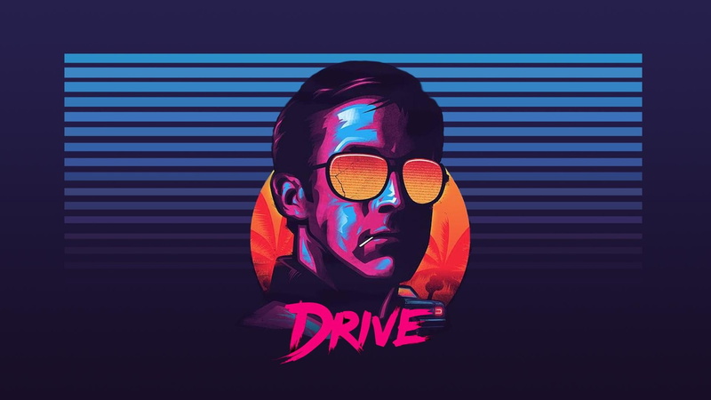 1080P, New Retro Wave, Ryan Gosling, sunglasses, Drive