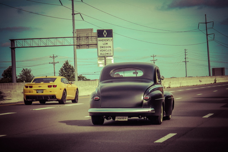 power line, drive, speed, electricity pylon, no people, transportation system, antique, sky, classic, motion, power supply, motor vehicle, retro, sign