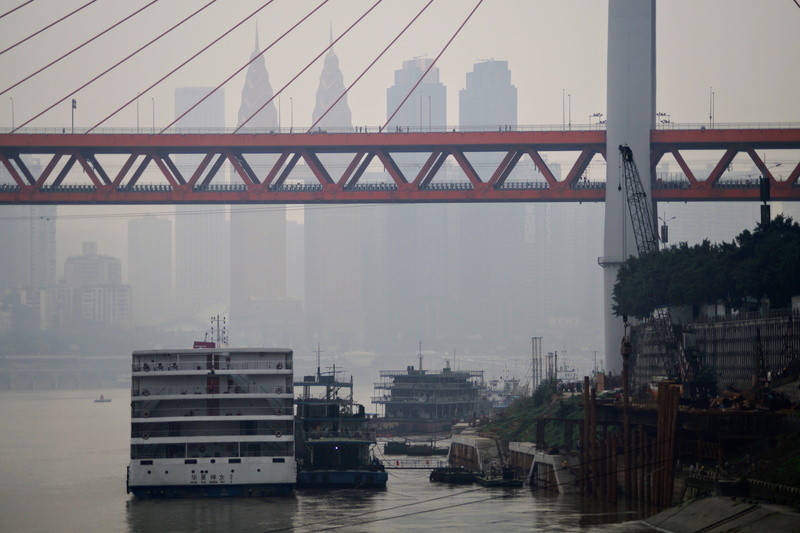 water, day, waterfront, no people, transportation, outdoors, bridge - man made structure, 5K, bridge, sky, built structure, architecture, skyscraper, travel destinations