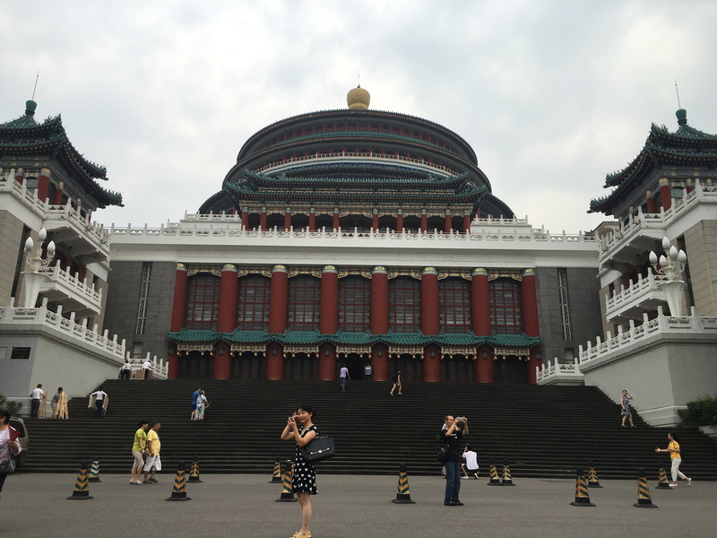 chongqing dlt, group of people, journey, street, 4K, sky, government, men, travel, real people, large group of people, history, tourism, nature, city
