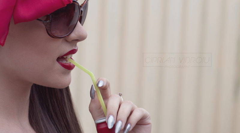 beauty, cocacola, glasses, coke, holding, fashion, cola, women, one person, adult, real people, lips, brown, applying, headshot, framed, hairstyle, s, sunglasses