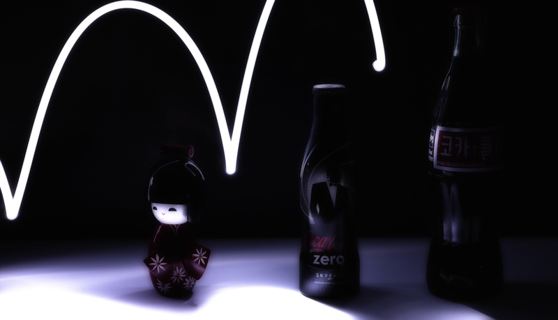 dark, businessman, indoors, zero, coke, adult, business, business person, Coca-Cola, leather, human body part, bottles, light painting, fashion, women