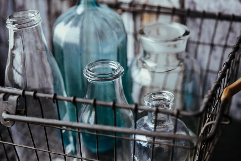 indoors, laboratory, table, focus on foreground, drinking glass, glass - material, vintage, medium group of objects, Collection, bottles, retro, still life
