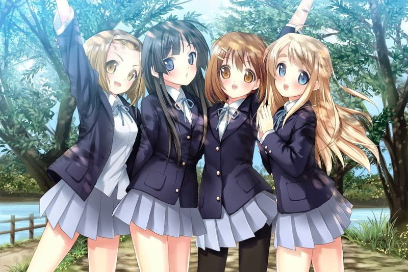 480P, anime, friends forever