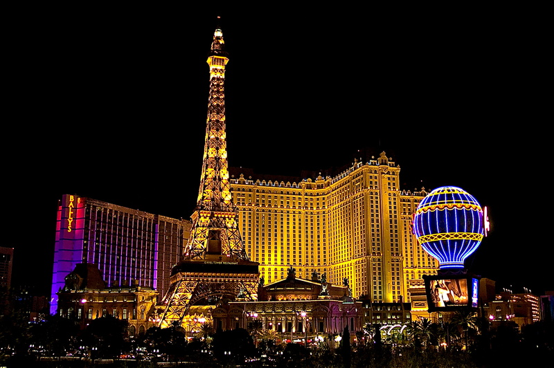 lights, sky, tower, tall - high, illuminated, building exterior, tourism, nightlife, strip, architecture, las vegas strip, light, amusement park, nature