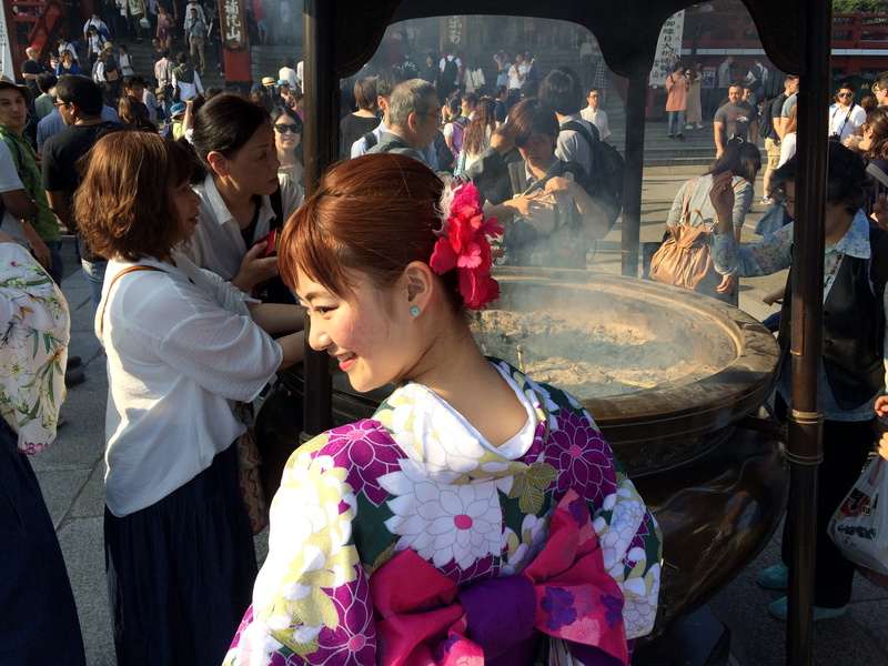 group of people, robe, festival, young women, females, stew, senso-ji, crowd, taito city, adult, people, clothing, hairstyle, lifestyles, sitting, kimono