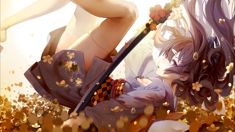 2K, cartoon, White silk stockings, Taito, 2D, game characters
