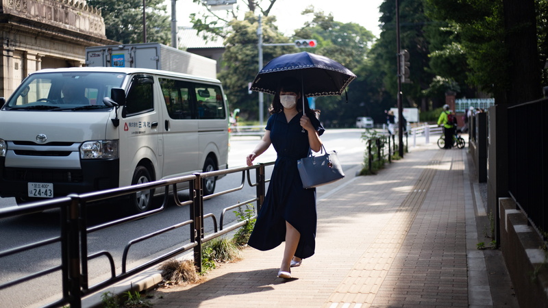 contrast, city, footpath, land vehicle, 5K, japan, day, street, urban life, mode of transportation, outdoors, protection, motor vehicle, nature, yoyogi