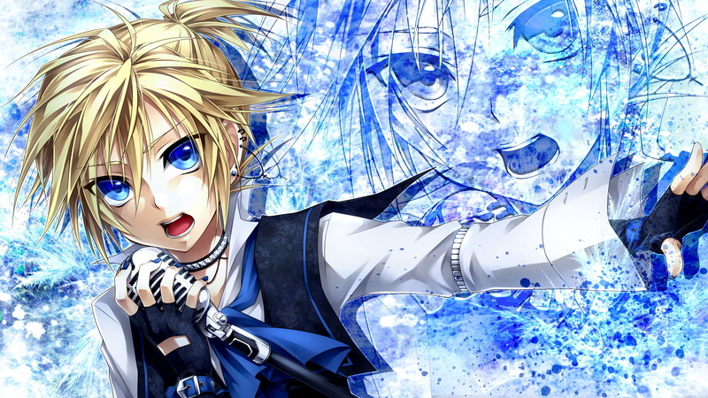 kagamine, 1080P, len, vocaloid, tsuki, ueno
