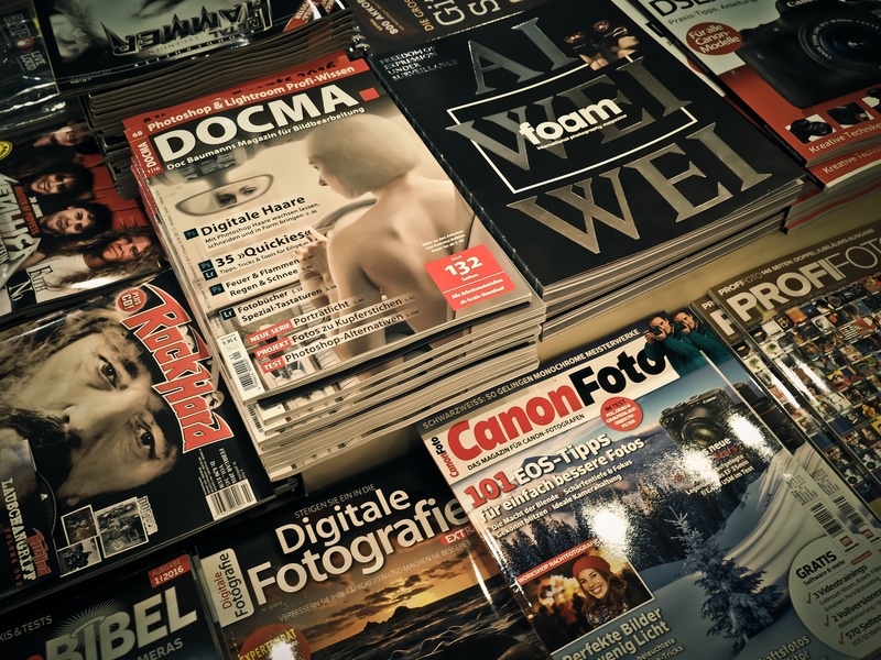book trade, newspaper, western script, consumerism, non-western script, 4K, journalism, script, literature, store, large group of objects, indoors, magazines