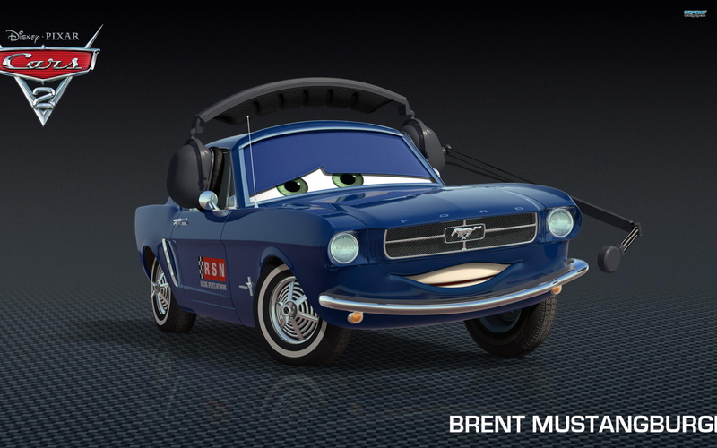 brent, movies, mustangburger, cars, cartoons, cars 2, 2K