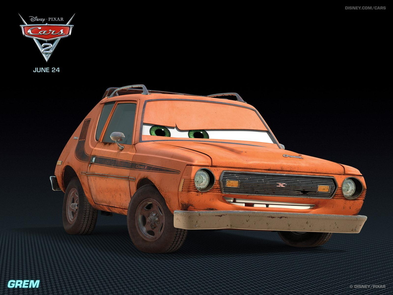 cartoons, cars, movies, cars 2, 720P, grem