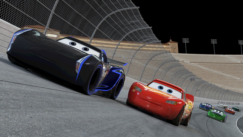 4K, Lightning McQueen, Cars 3, 4k, poster, cars, scene, movie