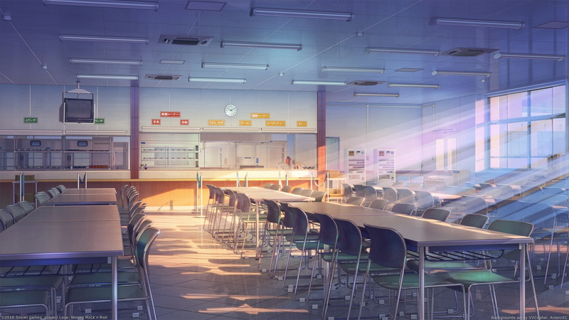 scenic, school cafeteria, chair, modern, furniture, indoors, windows, empty, glass - material, office, built structure, sunshine, transparent, 1080P, in a row