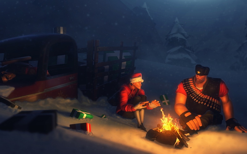 outdoors, 1080P, smoke - physical structure, Scout (character), orange color, people, protection, fire - natural phenomenon, video games, occupation, presents