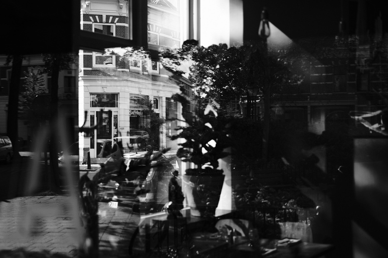 building exterior, blurred motion, icon, city life, transportation, leaves, outdoors, night, architecture, illuminated, 4K, transparent, store, netherlands