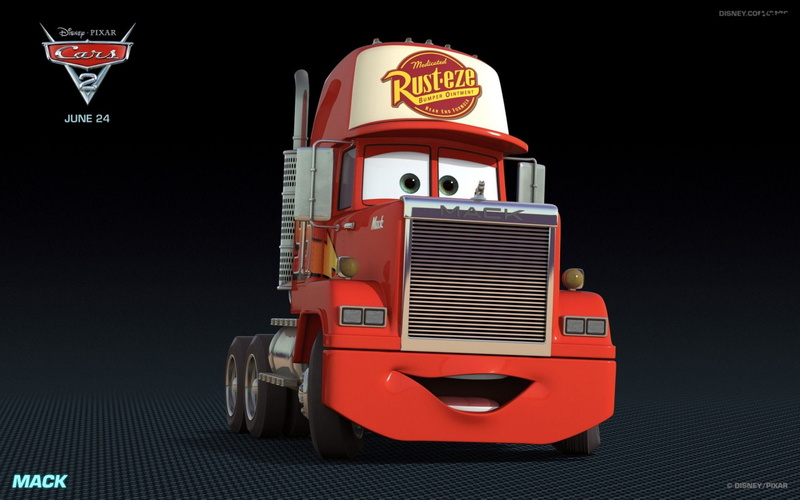 Cars, Disney, Car, Pixar, Cars 2, 1080P, Mack Trucks