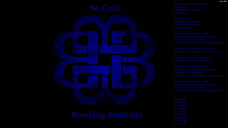 black and blue, hd, 1080P, Benjamin, Breaking Benjamin, music, Blue, art, Breaking, entertainment, Black