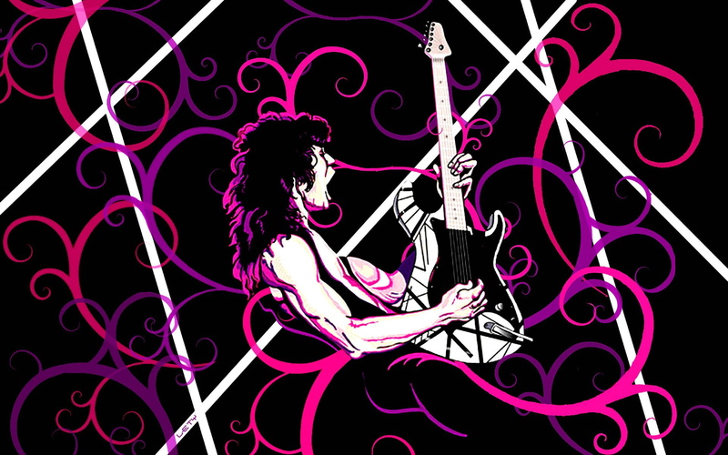 rock, 1080P, guitar, classic, halen, van, psychedelic, hard, metal, heavy
