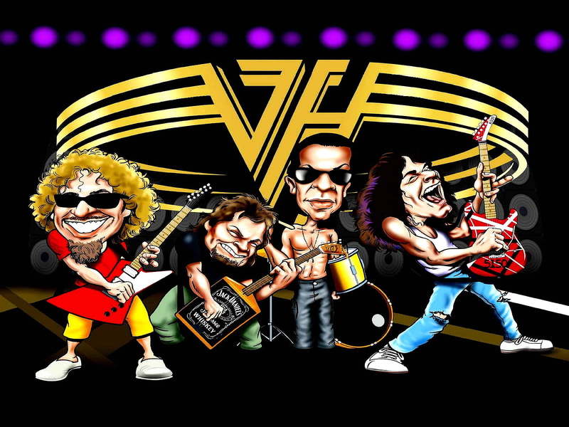 halen, classic, hard, van, poster, rock, metal, 1080P, heavy