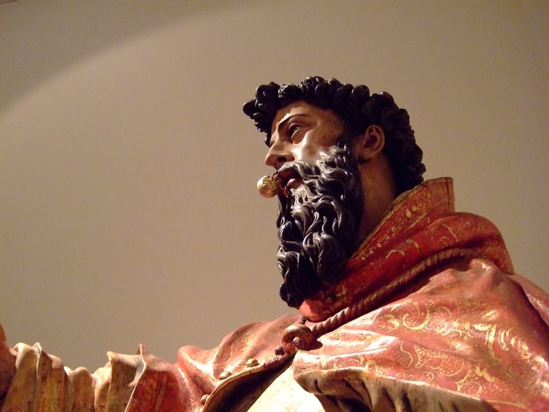 representation, clear sky, statue, creativity, 2K, art and craft, seville, spain, religion, low angle view, demon - fictional character, spirituality