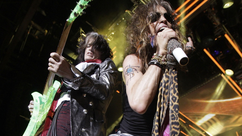 guitars, 1080P, hard, aerosmith, concerts, concert, guitar, rock, metal, heavy, microphone