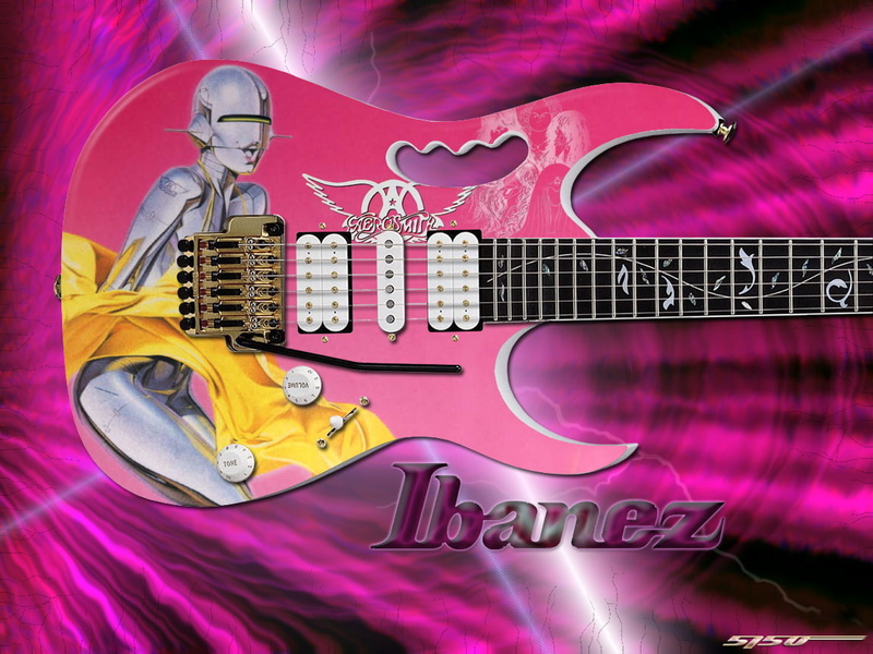 hd, aerosmith, electric, ibanez, guitar, music, 480P