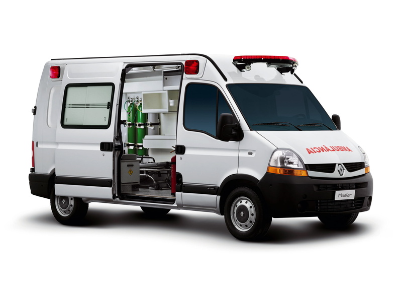 renault, high, 1080P, master, ambulancia, br spec, emergency, ambulance, roof, 2009