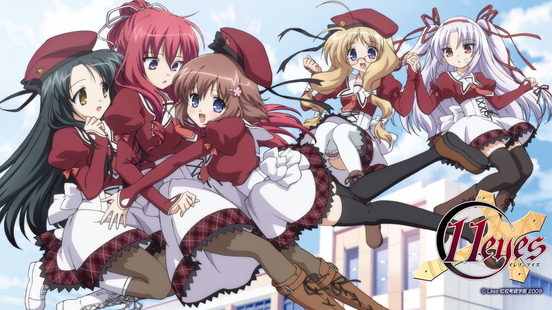 misuzu, seifuku, yuka, thighhighs, tachibana, hirohana, kukuri, 11 eyes, 1080P, minase, shiori, yukiko, kusakabe, momono