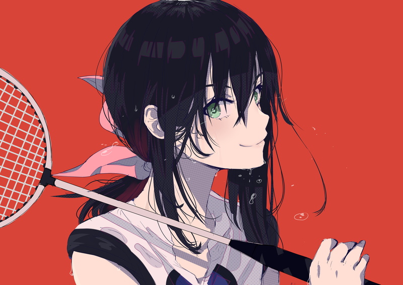 Hanesaki Ayano, 4K, anime girls, HANEBADO!