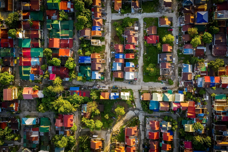 aerial view, colorful, 1080P, Manila (City)