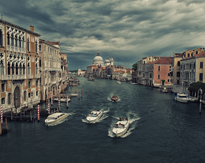 mode of transportation, Church, 5K, city, building exterior, building, cityscape, Grand Canal, Santa Maria della Salute, Water, transportation, travel destinations