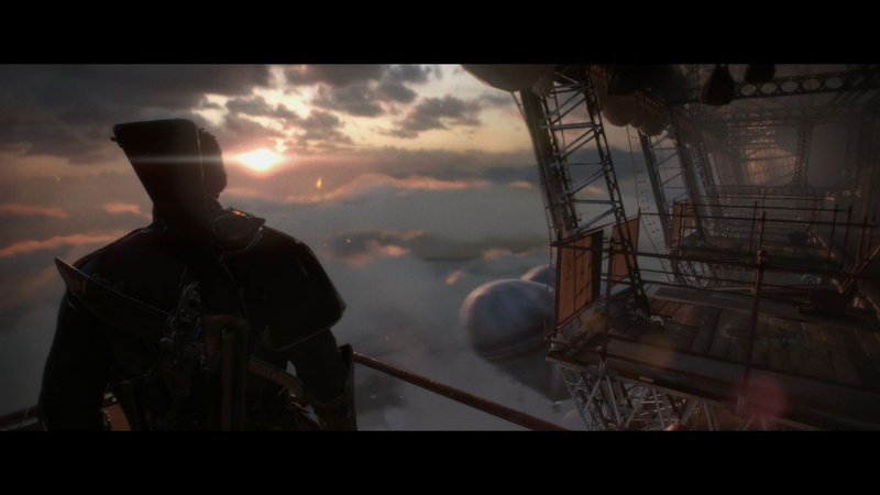 The Order: 1886, transportation, outdoors, occupation, nature, PlayStation 4, sky, lens flare, silhouette, board games, sun, uniform, 1080P, mode of transportation