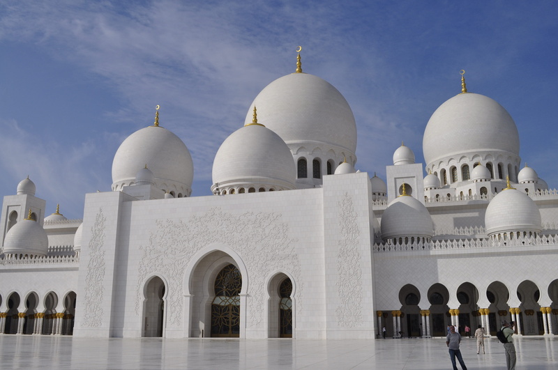 white color, building, nature, islam, Sun, travel destinations, built structure, tourism, building exterior, belief, travel, architecture, dome, Abu Dhabi