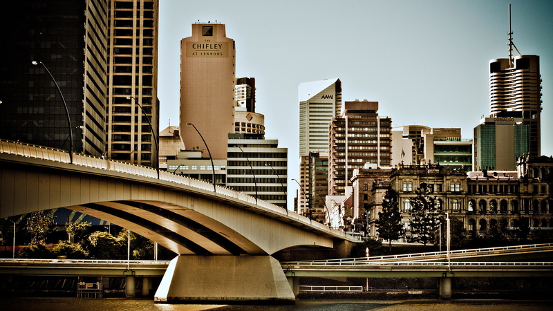 white, skyscrapers, bridge, concrete, hdr, buildings, brisbane, 1080P, hd, cityscape