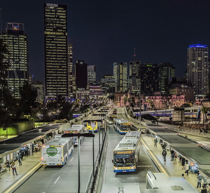 person, urban, bus, 4K, busy, sky, technology, high, office building exterior, city, night, human, metropolis, vehicle, australia, mode of transportation