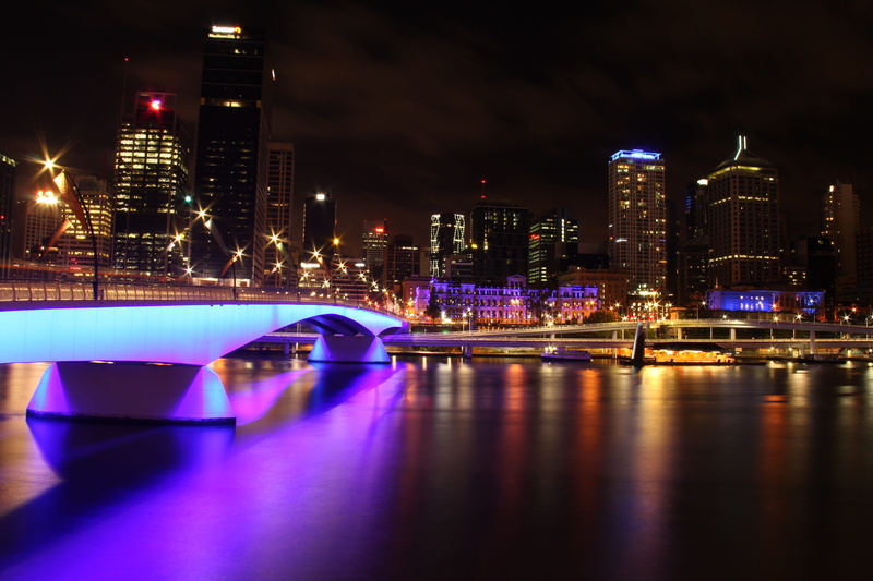 financial district, building, reflection, built structure, water, 5K, lights, building exterior, buildings, city life, waterfront, illuminated, skyscraper