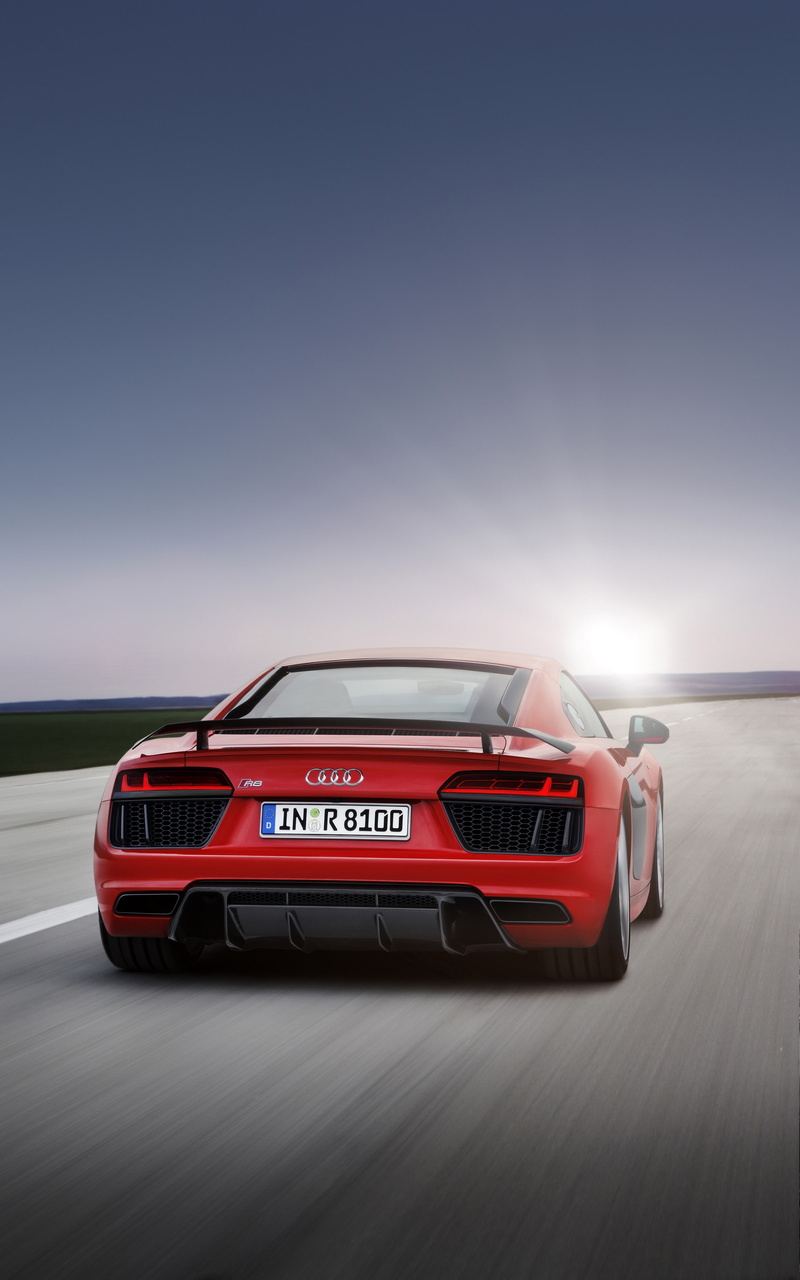 Audi R8, red cars, red, on the move, sports car, 4K, nature, blurred motion, Super Car, luxury, speed, transportation, outdoors, land vehicle, motor vehicle