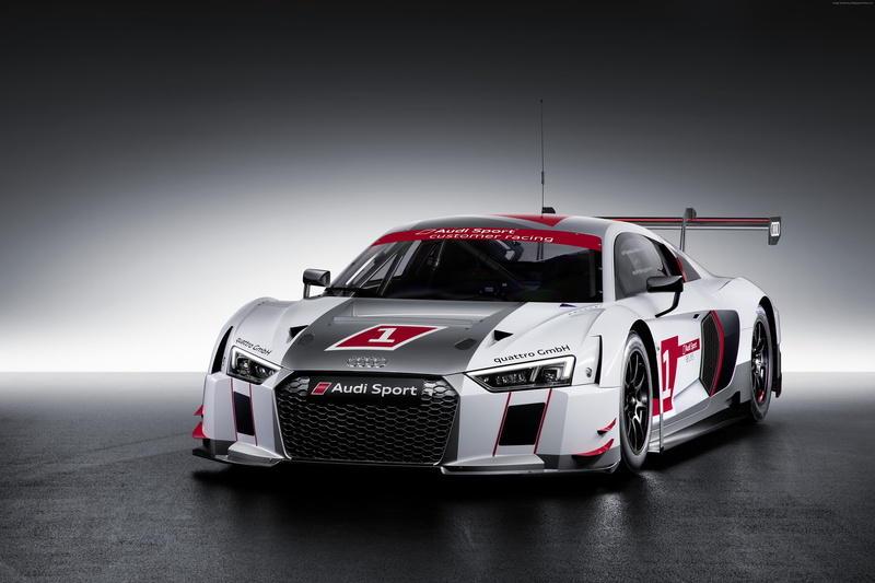 racing, review, coupe, Audi R8 LMS, 4K