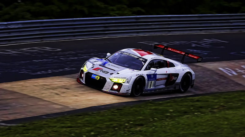 competition, motor racing track, sports track, car, professional sport, mode of transportation, day, racecar, motor vehicle, sports race, Audi R8, 1080P