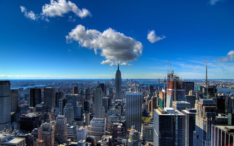 city, Manhattan, 720P, skyscraper, cityscape, New York City